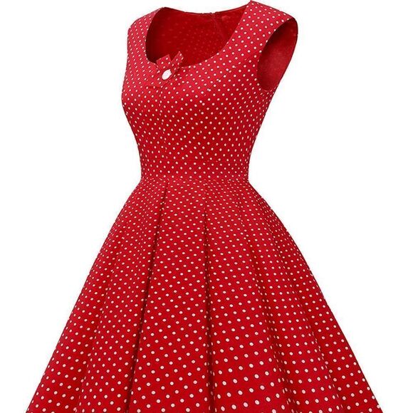 ❤ 4PCS Bundle Minnie Mouse Costume 1950s Retro Pinup Dress & Accessories NWT - Picture 3 of 16